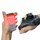 Finger Trigger Palm Glove Wireless QR Code Scanner 550mAh แบตเตอรี่แบบถอดเปลี่ยนได้