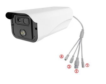 IP65 เครื่องวัดอุณหภูมิจดจำใบหน้าเครื่องควบคุมอุณหภูมิการเข้าออกประตู