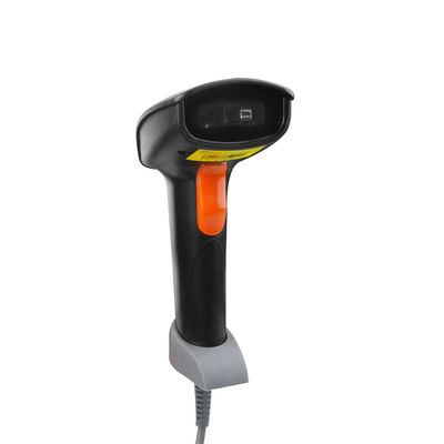 เครื่องสแกนบาร์โค้ดแบบใช้มือถือ 1D 2D แบบมีสายแบบพกพา USB Qr Code Reader