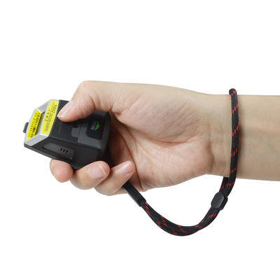 เครื่องสแกนบาร์โค้ด QR Bluetooth แบบพกพาขนาดเล็กพร้อมเชือกเส้นเล็กพกพาง่าย