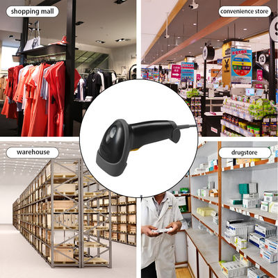 เครื่องอ่านบาร์โค้ด USB แบบใช้มือถือราคาถูกของจีน 1D 2D QR Code Reader