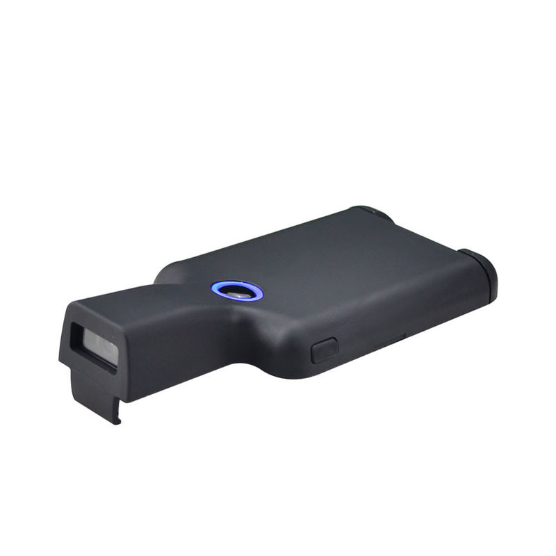 1/6 1/6 มือถือสำรองสไตล์มือถือเครื่องอ่านบาร์โค้ด Bluetooth Wearable 2D COMS